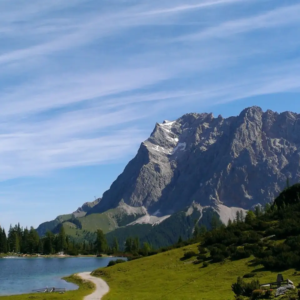 Blick auf die Zugspitze