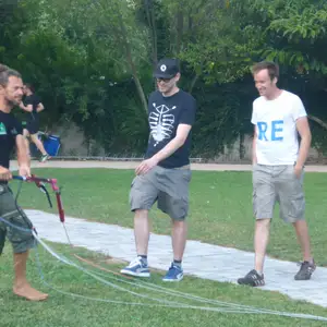 2015-07-27 - Kite-Surf Trockenübungen