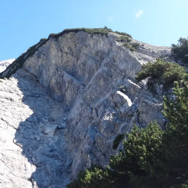 2012-08-12 - Die Schichten erinnern an den Watzmann