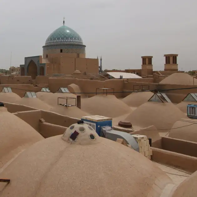Above the roofs of Yazd