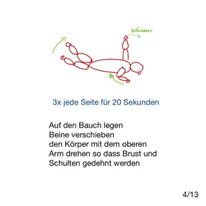 Übungen aus 2 Wochen REHA